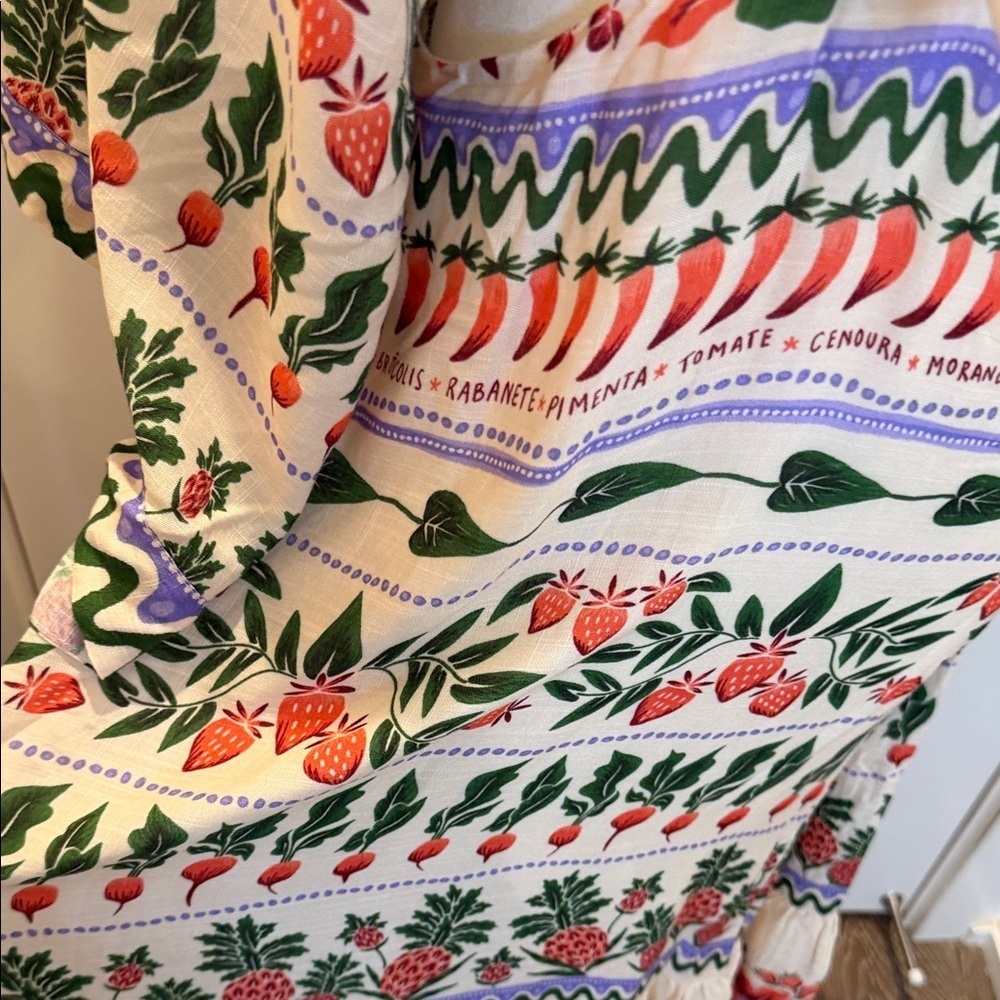 FARM Rio Floral Maxi Dress Size L - Picture 7 of 11